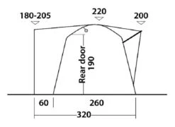 Outwell Milestone Shade Drive Away Awning -Easy Camp Shop 111100 6