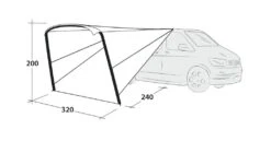 Outwell Touring Canopy Air -Easy Camp Shop 111253 touring canopy air drawing perspective2