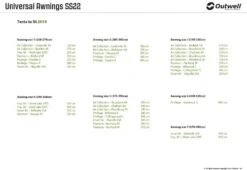 Outwell Universal Tent Awning Size 6 -Easy Camp Shop 111295 12