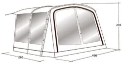 Outwell Universal Awning Size 7 -Easy Camp Shop 111296 universal awning size 7 drawing perspective2 1