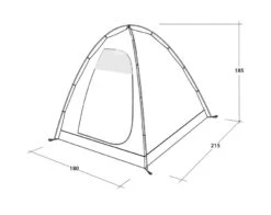 Outwell Free Standing Inner Tent L 14 Outwell Free Standing Inner Tent L -Easy Camp Shop 111340 free standing inner l drawing perspective2