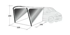 Outwell Touring Shelter Air 13 Outwell Touring Shelter Air -Easy Camp Shop 111358 touring shelter air drawing perspective2