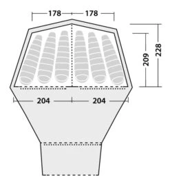 Robens Kiowa Inner Tent 5 Robens Kiowa Inner Tent -Easy Camp Shop 130113 inner tent kiowa drawing floorplan 2