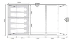 Outdoor Revolution Airedale 5.0S Tent Package -Easy Camp Shop airedale 5s 1 2