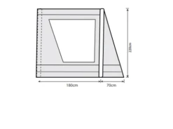 Outdoor Revolution Airedale 7.0SE / 9.0SE Front Porch Extension -Easy Camp Shop airedale 7se 9se front porch extension floorplan 1