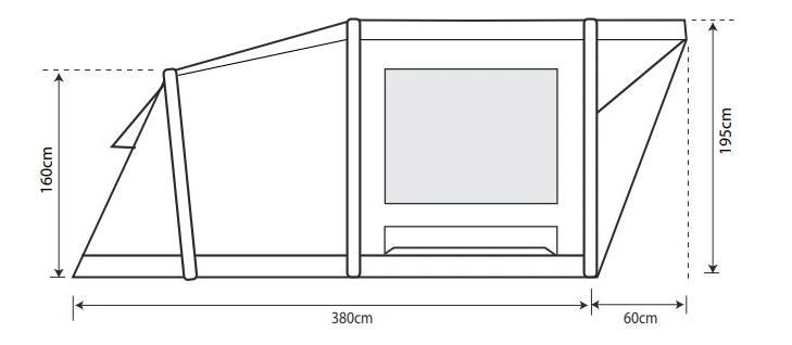 Outdoor Revolution Camp Star 350 Air Tent Bundle (2022) 10 Outdoor Revolution Camp Star 350 Air Tent Bundle (2022) - Image 10