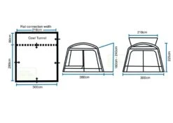 Outdoor Revolution Cayman Classic Low/Mid Drive Away Awning 23 Outdoor Revolution Cayman Classic Low/Mid Drive Away Awning -Easy Camp Shop cayamn