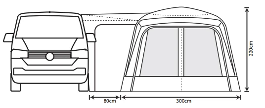 Outdoor Revolution Cayman F/G High Drive Away Awning 13 Outdoor Revolution Cayman F/G High Drive Away Awning - Image 13