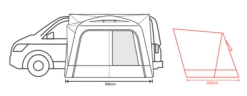 Outdoor Revolution Cayman Air Mid Drive Away Awning -Easy Camp Shop cayman air 3 2