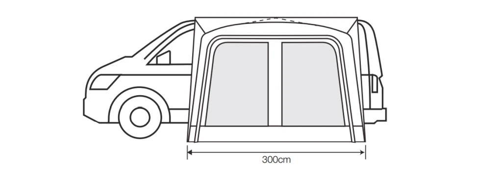 Outdoor Revolution Cayman Cuba Air Mid Drive Away Awning 8 Outdoor Revolution Cayman Cuba Air Mid Drive Away Awning - Image 8