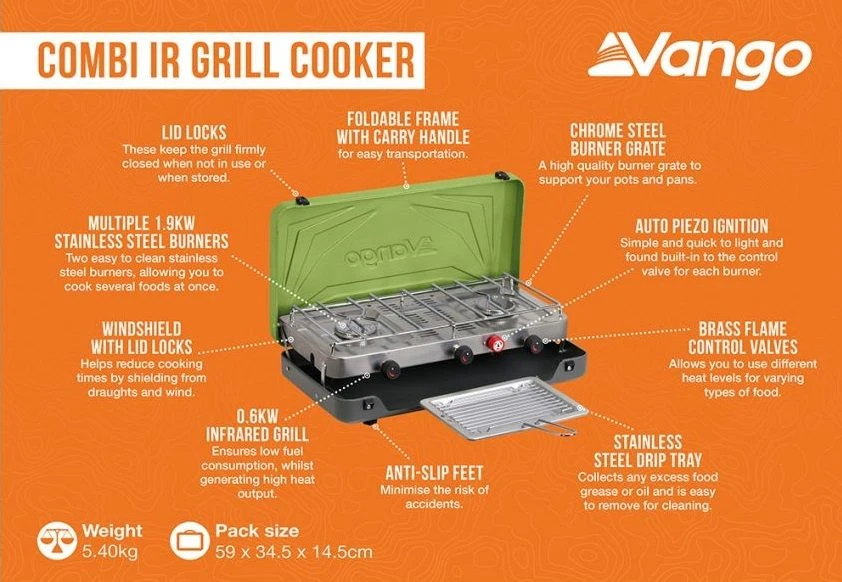 Vango Combi IR Grill Cooker 8 Vango Combi IR Grill Cooker - Image 8