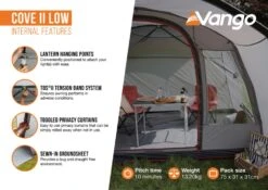 Vango Cove II Low Drive Away Awning -Easy Camp Shop cove ii low2 1