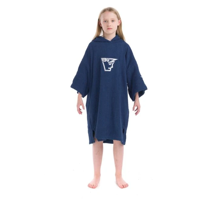 Junior Changing Dry Robe, Deep Navy 6 Junior Changing Dry Robe, Deep Navy - Image 6