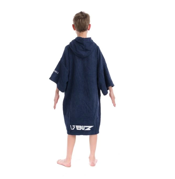 Junior Changing Dry Robe, Deep Navy 8 Junior Changing Dry Robe, Deep Navy - Image 8