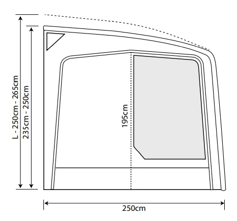 Outdoor Revolution Eclipse Pro 380L Caravan/Motorhome Awning 11 Outdoor Revolution Eclipse Pro 380L Caravan/Motorhome Awning - Image 11
