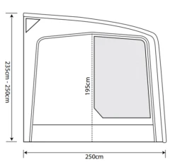 Outdoor Revolution Eclipse Pro 420 Caravan Awning -Easy Camp Shop eclipse pro 420 spec2