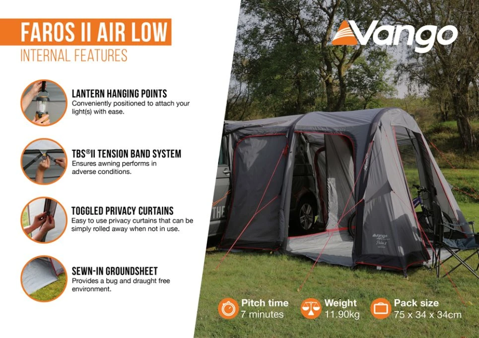 Vango Faros II Air Low Drive Away Awning 6 Vango Faros II Air Low Drive Away Awning - Image 6