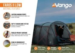 Vango Faros II Low Drive Away Awning -Easy Camp Shop faros ii low2 1