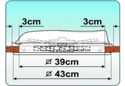 Fiamma 400 X 400 Roof Vent White 10 Fiamma 400 X 400 Roof Vent White -Easy Camp Shop fiamma vent plan1