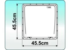 Fiamma 400 X 400 Roof Vent White 11 Fiamma 400 X 400 Roof Vent White -Easy Camp Shop fiamma vent plan2