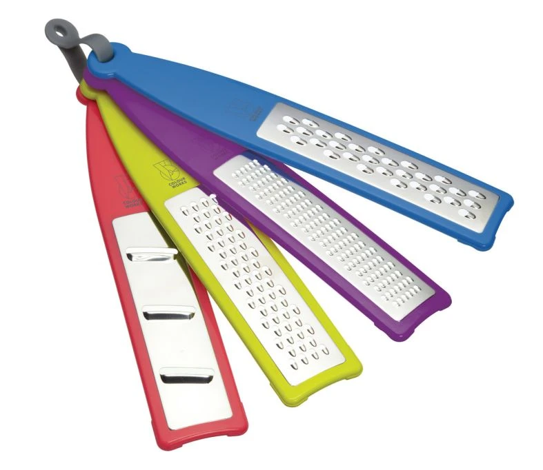 Colourworks Set Of 4 Handheld Graters 1 Colourworks Set Of 4 Handheld Graters