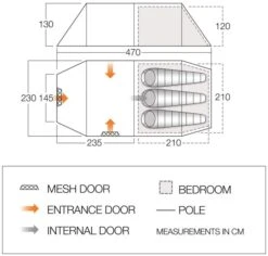 Vango Kibale 350 Tent -Easy Camp Shop kibale 1