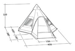 Robens Kiowa Tipi Tent -Easy Camp Shop kiowa tipi measurements