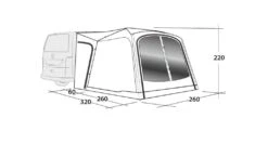 Outwell Milestone Dash Drive Away Awning 16 Outwell Milestone Dash Drive Away Awning -Easy Camp Shop milestone dash dimensions