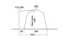 Outwell Milestone Dash Drive Away Awning 14 Outwell Milestone Dash Drive Away Awning -Easy Camp Shop milestone dash measurments