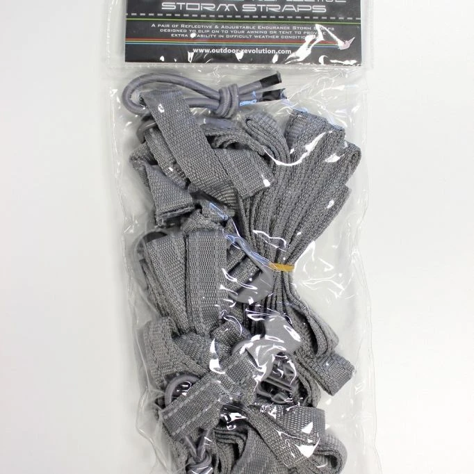 Outdoor Revolution Pair Of Reflective Storm Straps 1 Outdoor Revolution Pair Of Reflective Storm Straps