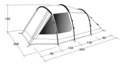 Outwell Dash 4 Tent -Easy Camp Shop outwell dash4 tent dimensions