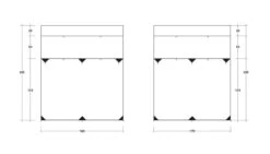 Outwell Fallcrest Side Panel Set -Easy Camp Shop outwell fallcrest awning side panel set 5