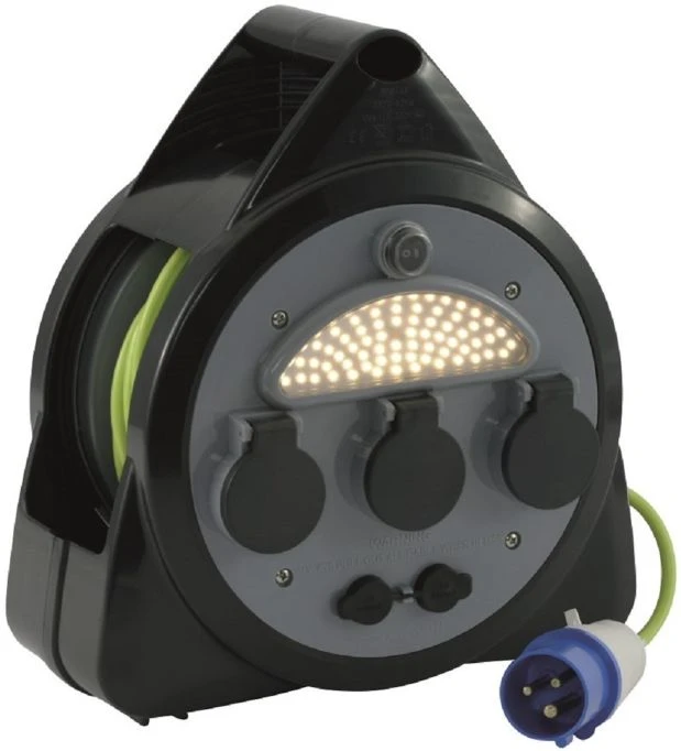 Outwell Mensa Mains 3 Way Roller Kit With USB / Light 1 Outwell Mensa Mains 3 Way Roller Kit With USB / Light