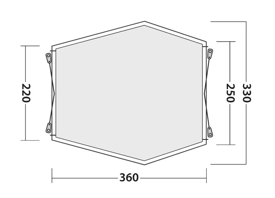 Outwell Woodcrest Drive Away Awning 2 Outwell Woodcrest Drive Away Awning - Image 2