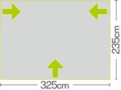 Quest Falcon 325 Poled Porch Caravan Awning 12 Quest Falcon 325 Poled Porch Caravan Awning -Easy Camp Shop quest falcon 325 poled porch caravan awning height