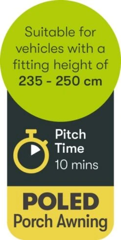 Quest Falcon 325 Poled Porch Caravan Awning 14 Quest Falcon 325 Poled Porch Caravan Awning -Easy Camp Shop quest falcon 325 poled porch caravan awning specs