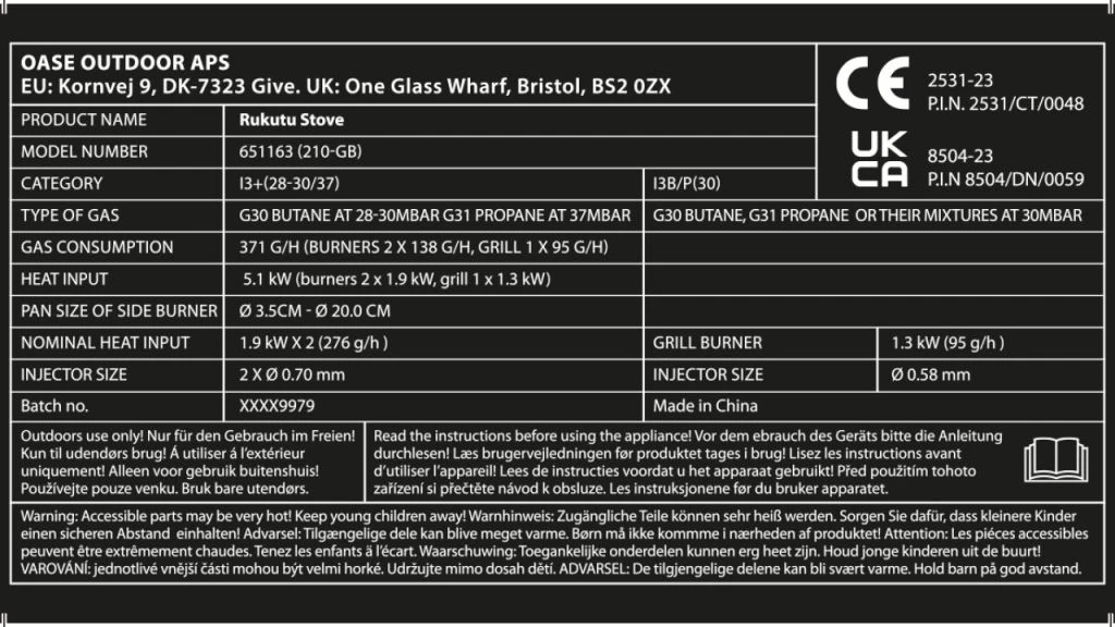 Outwell Rukutu Stove 4 Outwell Rukutu Stove - Image 4