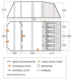 Vango Stargrove II Air TC 600XL Tent -Easy Camp Shop stargrove ii air tc 600xl