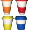 100 X Travel Mug Eco-Ceramic And Silicone
