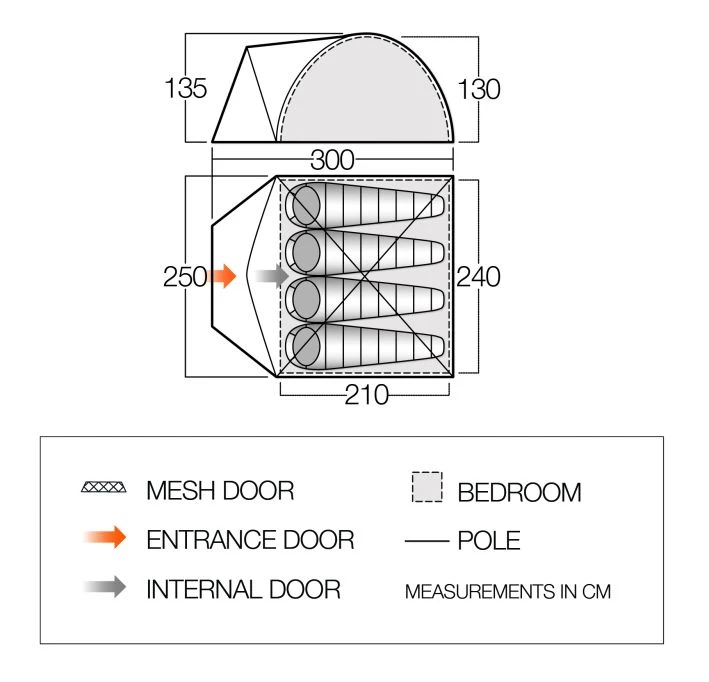 Vango Alpha 400 CLR Tent 2 Vango Alpha 400 CLR Tent - Image 2
